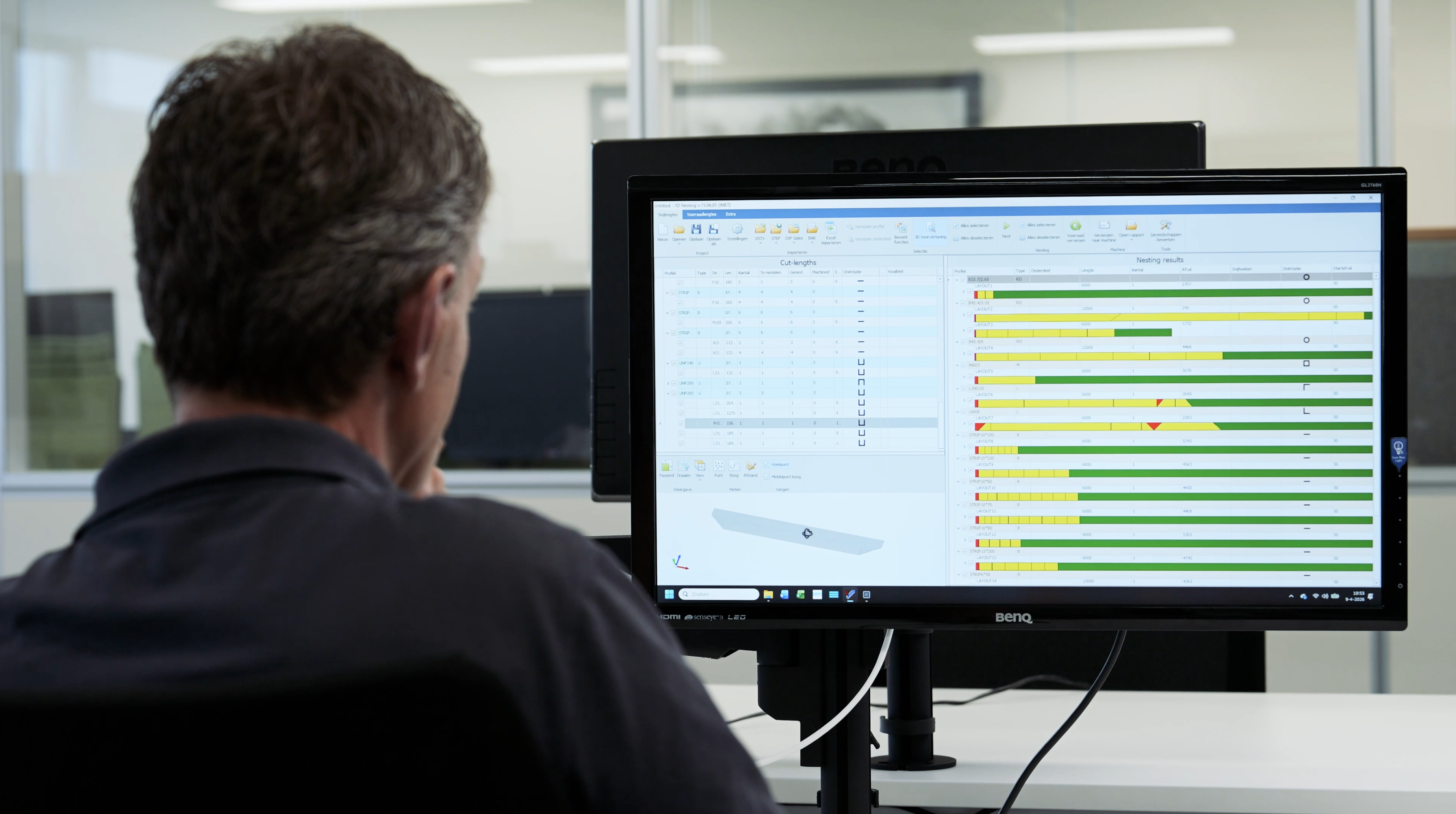 Slimme software voor volautomatische zaagmachines
